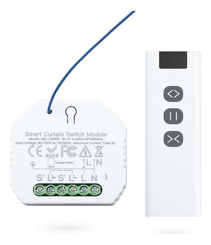 Switch Wifi De Dos Canales Mas Control Remoto Rf 433