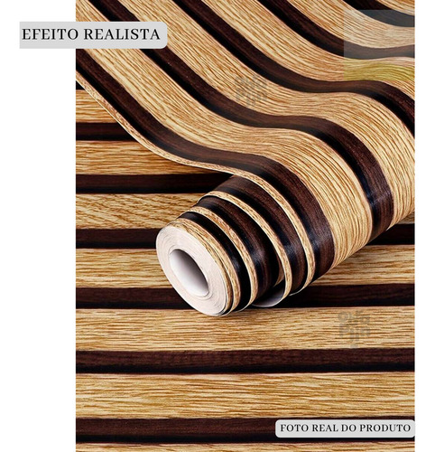 Adesivo Decorativo Papel De Parede Ripas Zara Geométrico 10m Cor Ripado 02
