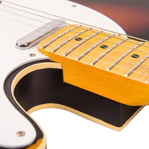 Guitarra elétrica vintage V59mrsb Icon Sunburst T/Tele Cup Color Laranja Escuro Maple Fingerboard Material
