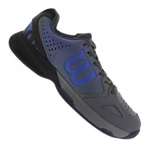 Tênis Wilson K Tour Cinza E Azul Masculino Wilson