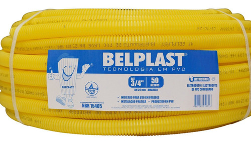 Eletroduto Corrugado Em Pvc 32mm X 25m (1) - Belplast