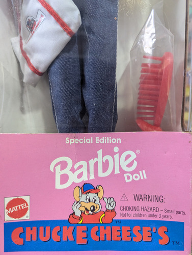 Barbie Chuck E Cheese Vintage Edicion Especial De Coleccion