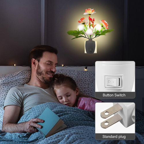 Luces Decorativas H Led Enchufables Que Cambian De Color, Fl