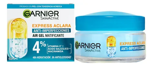 comprar Crema Hidratante Anti-imperfecciones Garnier Express Aclara Momento De Aplicación Día\u002Fnoche Tipo De Piel Grasa