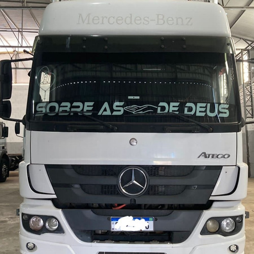 Imagem 8 de 15 de Mercedes Benz Atego 2430 Gabina Leito Motor 80.000 Km