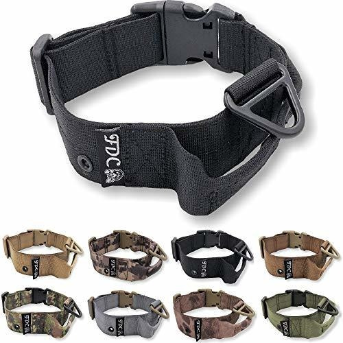 Fdc Collar Táctico Para Perros Pesados Con Manija De Zhqc0