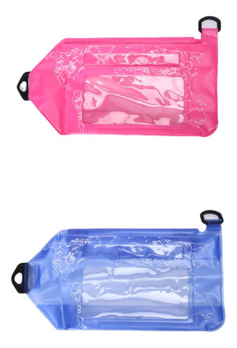 2pz Funda Impermeable De Celular Universal Bolsa Contra Agua