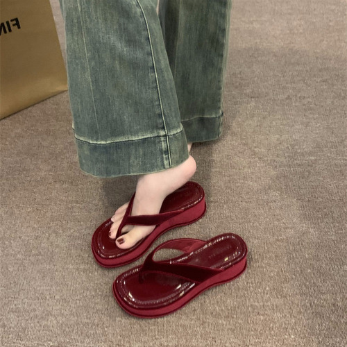 Zapatillas De Suela Gruesa For Mujer, Francesas Moda Verano