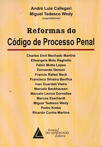 Libro Reformas Do Código De Processo Penal De Vvaa Livraria