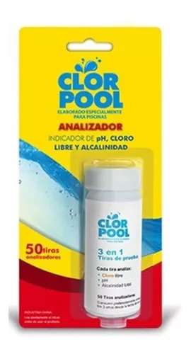 Tiras Analizadoras Ph Clorpool 50 Tiras