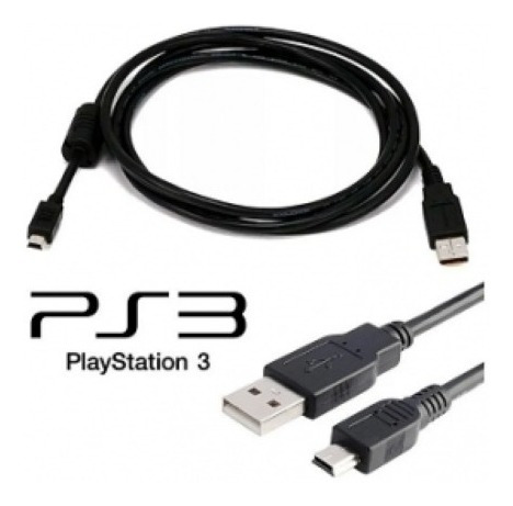 Cable Play 3 Ps3 3mts Usb A Miniusb Titan Belgrano