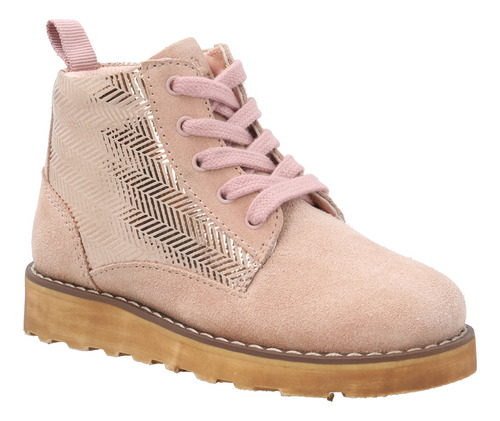 Botín Cuero Niña Fallbroke Rosado Hush Puppies Kids