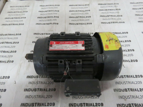 Brook Crompton 3 Hp Motor 3450 Rpm 230/460v Ph 3 P/n 192 Ssk