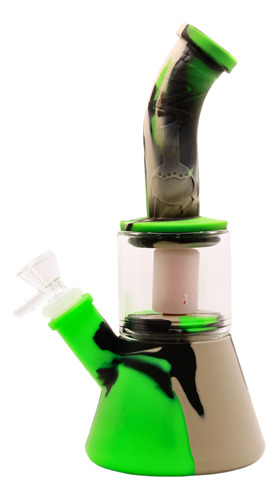 Bong De Silicon 9in Beaker Pipa De Agua Color Variado