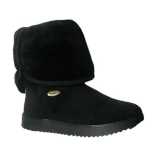 Botas Dama Babucha Peluche Invierno Calientes Suaves