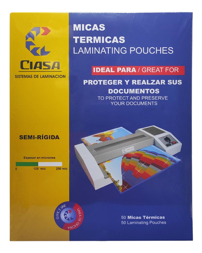 Mica Termica Ciasa Paquete Con 50 Piezas Carta 5 Mm