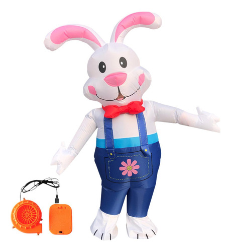Traje De De Vestuario Inflable Con Conejo De Pascua