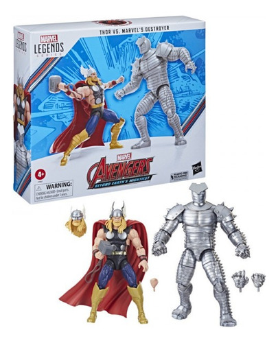 Figura De Acción Marvel Legends Series Thor Vs. Destructor