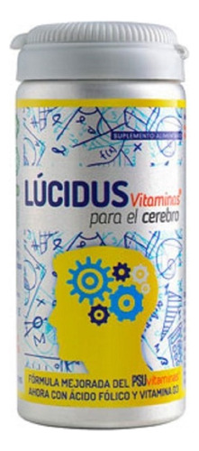 Lucidus Vitaminas Para El Cerebro 1 Frasco Sabor No Aplica