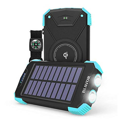 Cargador Solar 10 000mah Paquete De Batería Externa