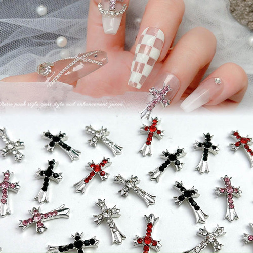 . Decoraciones For Uñas De Diamante Aleación Cruzada Melange
