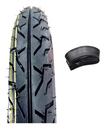 Cubierta Techroad 80 100 14 + Camara Mondial Max 110 Coyote