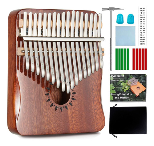 Kalimba Thumb Piano 17 Teclas, Piano De Pulgar Mbira Po...