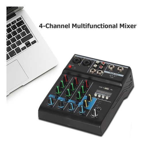 J.i.y Professional 4-channel Mixing Console Mini Usb Mixer W