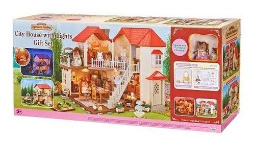 Sylvanian Families 3645 Casa De La Ciudad C/ Luces +ardillas