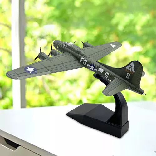 Maqueta De Avión Us B 17 A Escala 1/144 Con Soporte