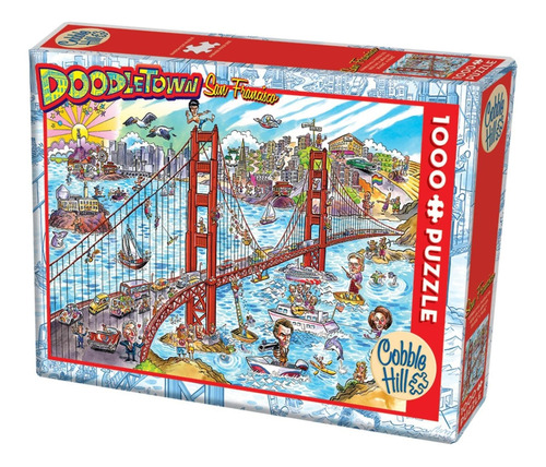 Rompecabeza - Doodle Town: San Francisco 1000pcs