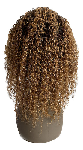 Perucas De Bandana Perucas De Cabelo Humano Cor Omber 35cm
