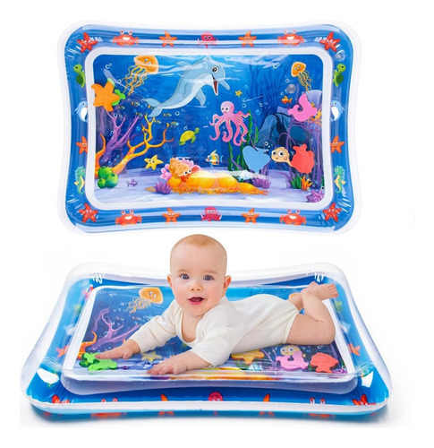 Alfombra Sensorial Estimulación De Agua Para Bebé - Sirenas