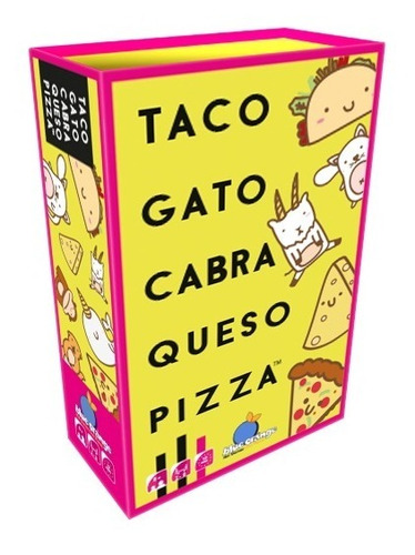 Juego De Mesa Taco Gato Cabra Queso Pizza Español