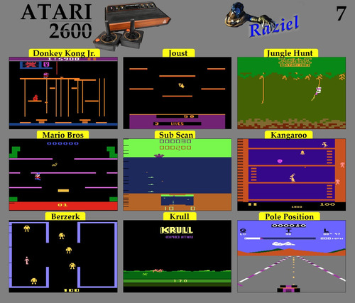 Emulador De Juegos Atari 2600 Para Pc Y Flashback Portable Mercado Libre