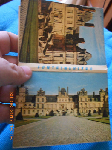 Lote De 12 Minipostales De Fontainebleau - Francia