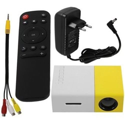 Mini Video Beam Proyector Yg300 Led Usb Sd +telon Cable W01