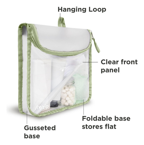 (re)zip Bolsa De Viaje Reutilizable Con Cremallera Que Cump.