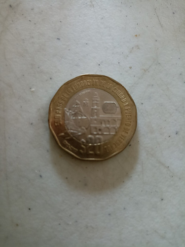 Moneda 20 Pesos 500 Años De Veracruz 