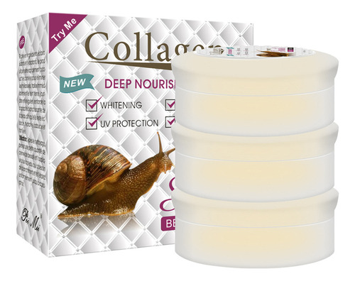 Crema Facial Hidratante De Colágeno Con Forma De Caracol, 3