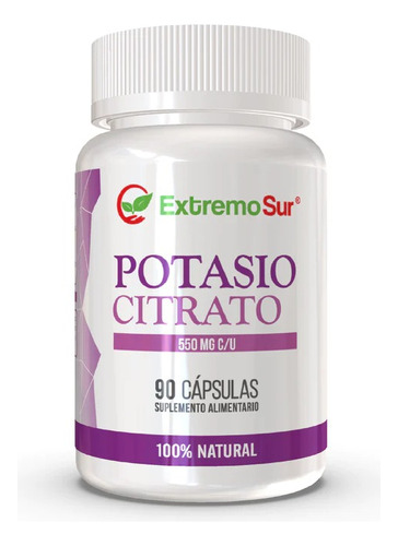 Citrato Potasio 500mg X 90 Cápsulas