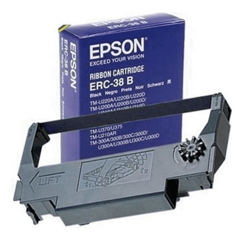 Cinta Epson Erc-38br Tm300 Tm U370 Bicolor Negro Sobre R /vc