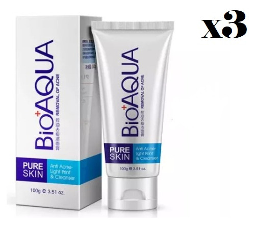 Jabón Facial Control Grasa Acné Bioaqua 