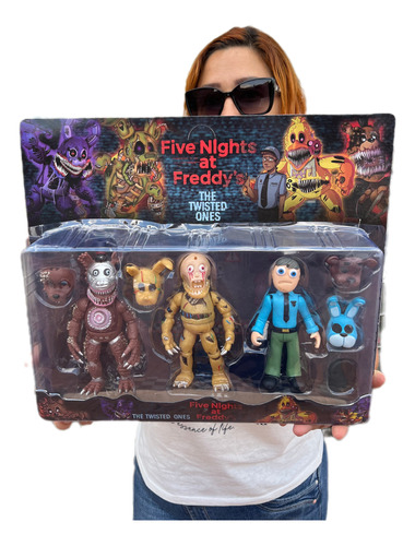 Five Nights At Freddy's Figura X3 Con Mascaras Buena Calidad