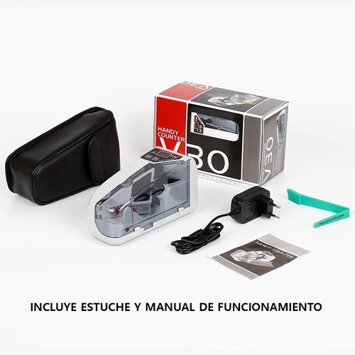 Imagen 5 de 10 de Contadora Billetes Portatil Maquina Contar Dinero + Funda