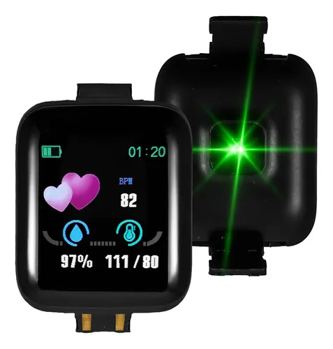Reloj Inteligente D13 Smartwatch Fitness Cardíaco Bluetooth Color Negro - Otec