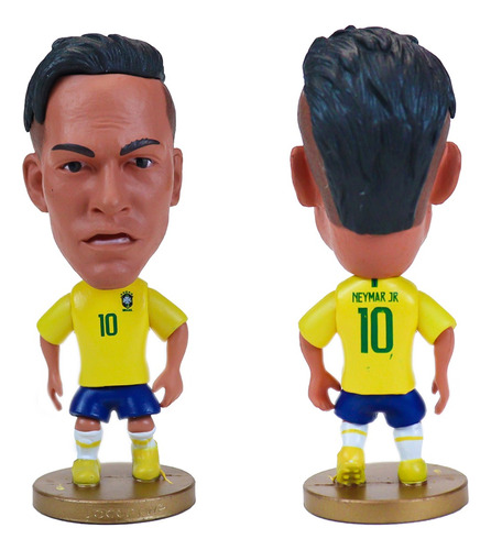 Boneco Miniatura Neymar Jr Seleção Brasileira