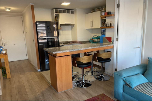 Imagen 3 de 14 de Vende Depto 2 Dorm, Est Y Bodega Estilo Mariposa