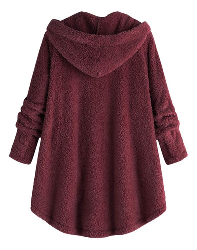 Sudadera Suelta Con Capucha Top Plus Size
