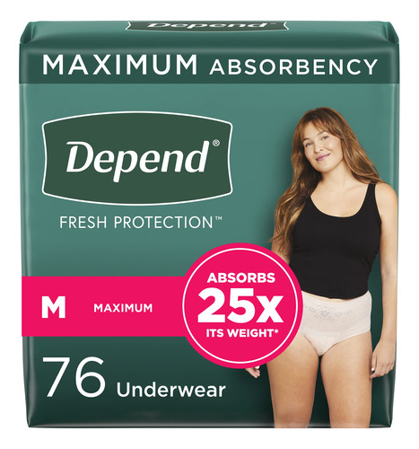 Depend Fit-flex - Ropa Interior De Incontinencia Para Mujer,